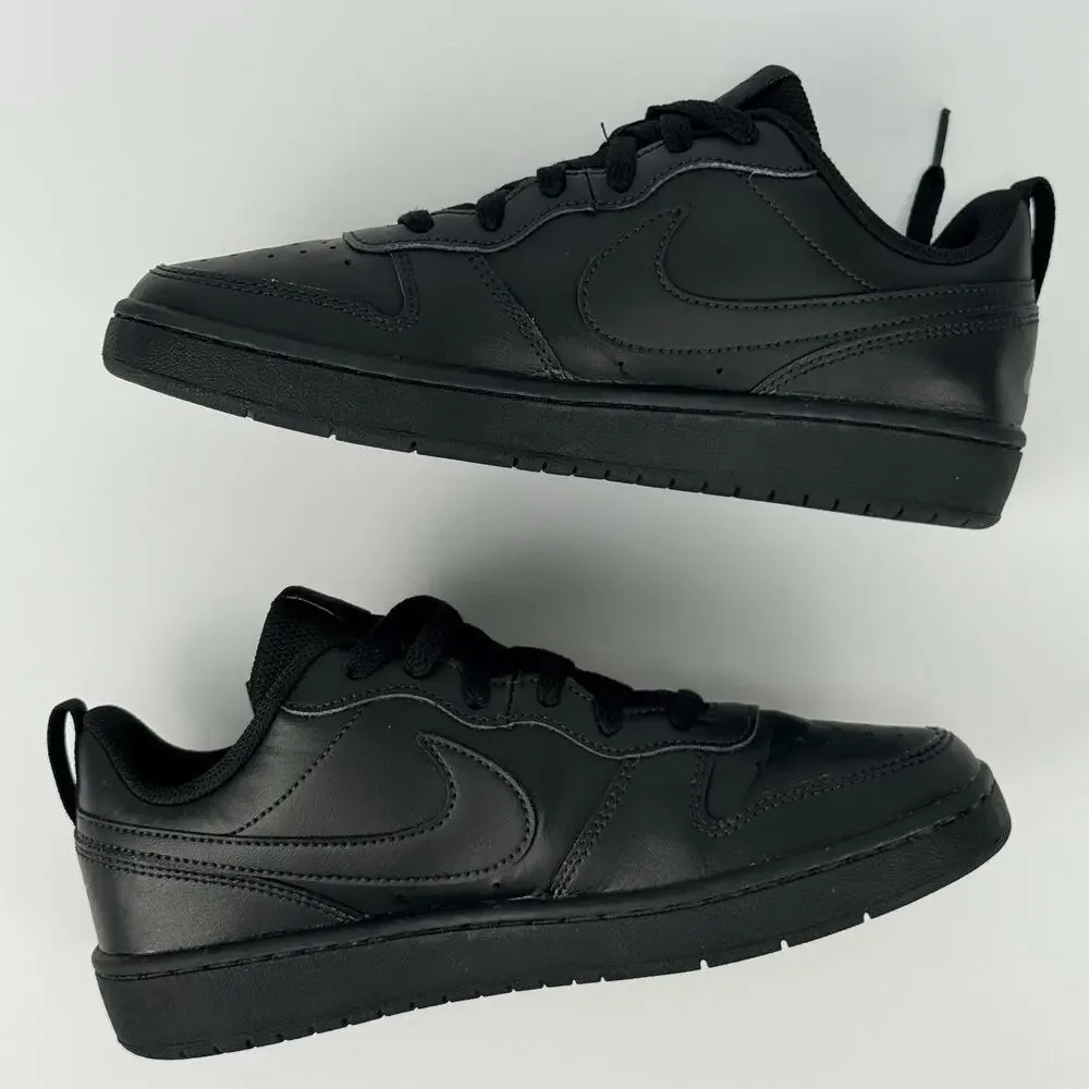 Nike Air Force 1 Size 7Y Black Athletic Casual Lifestyle Shoes Sneakers